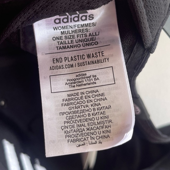 Adidas golf nwt 5 panel rope hat black white cap - Picture 6 of 6